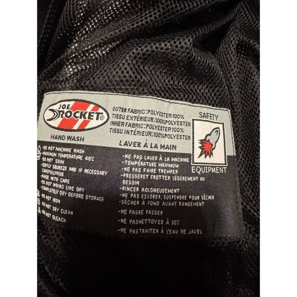 Women’s Joe Rockets Motorcycle Jacket Medium Black/Grey With Pads NEW - Picture 15 of 16